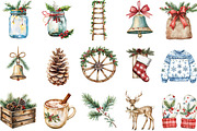 Farmhouse Christmas Sublimation, an Illustration by Designking (Thumbnail 2 of 5)