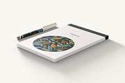 Notepad & Pen Mockup Kit, a Books & Magazine Mockup by Catkie - Digital Art (Thumbnail 6 of 7)