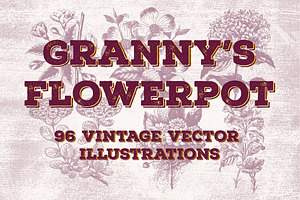 Vintage Flower Illustrations