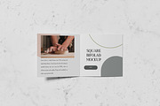 SQUARE BIFOLD MOCKUP, a Print Template by Akaimockup (Thumbnail 2 of 8)