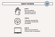 Ebook Template - Black and Beige, a Social Media Template by Freedom Business Shop (Thumbnail 9 of 10)