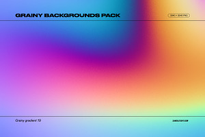 Grainy Backgrounds & Retro Gradients