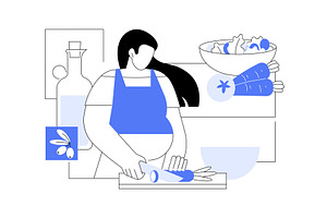 Special diet isolated cartoon vector, a Person Illustration by Visual Generation