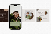 Editorial Fresh Instagram Templates, a Social Media Template by Lumisse Studio (Thumbnail 3 of 10)