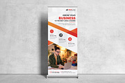 Corporate Roll Up Banner Standee, a Marketing Template by GraphicsBurg (Thumbnail 1 of 2)