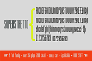 Superstretto Family banner font, a Sans Serif Font by Bellini studio (Thumbnail 3 of 17)