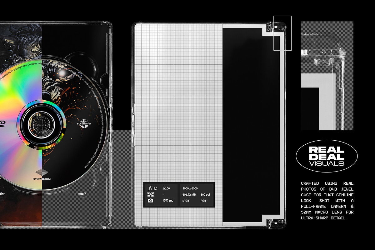 DVD Jewel Case Mockup, a Packaging Mockup by FLYERWRK (Photo 3 of 11)