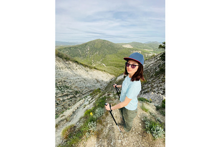 Woman hiker in the mountains is, a Sports & Recreation Photo by P&G