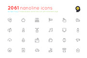 2061 nanoline icons - 70% off, an Outline Icon by vuuuds (Thumbnail 1 of 5)