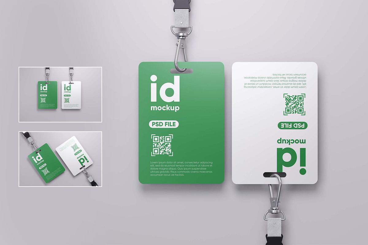 High Quality ID Card Mockup, a Product Mockup by Momogi (Photo 1 of 4)