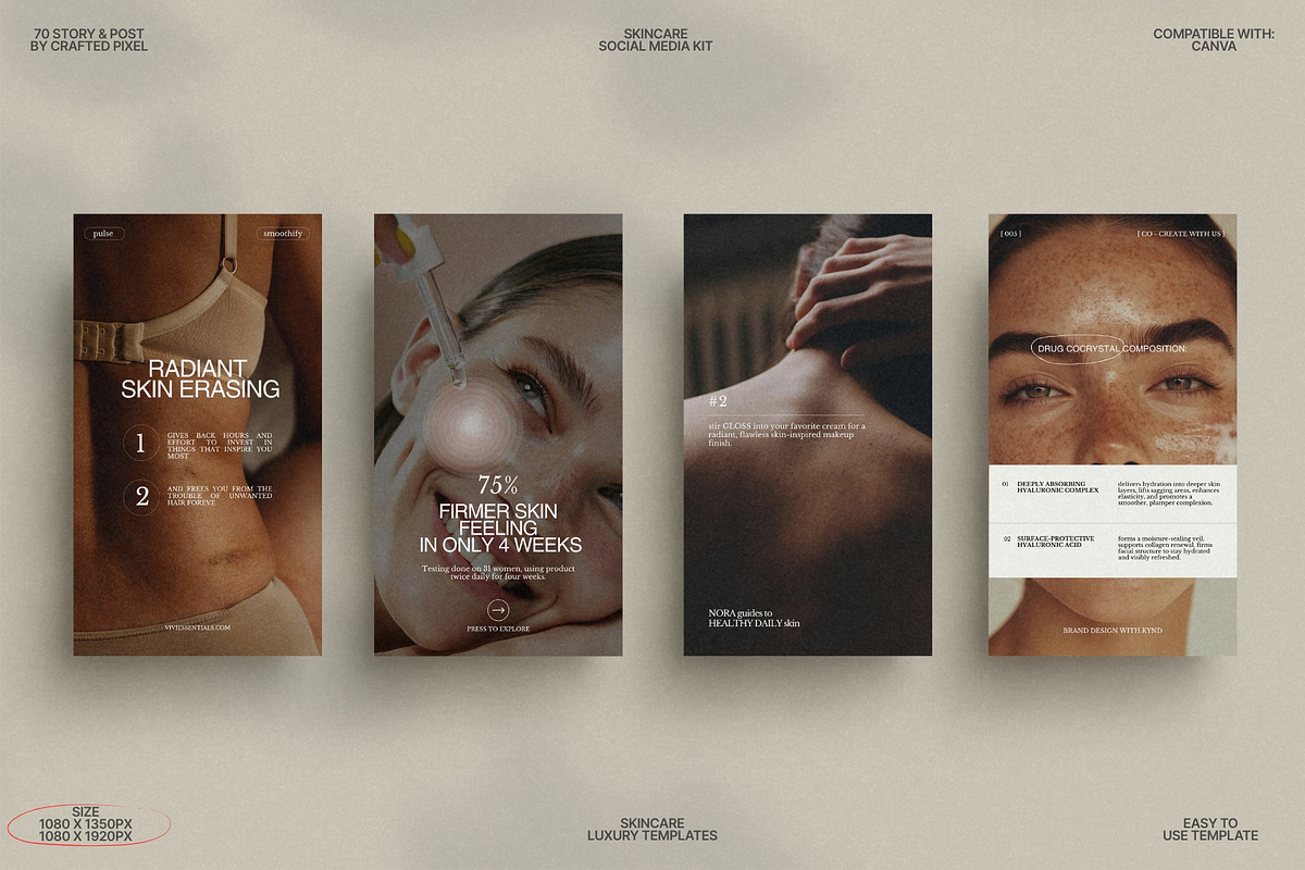 Minimal Story & Post Skincare Kit preview 5
