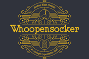 Whoopensocker - typewriter font, a Slab Serif Font by Amber Nest Design (Thumbnail 1 of 8)