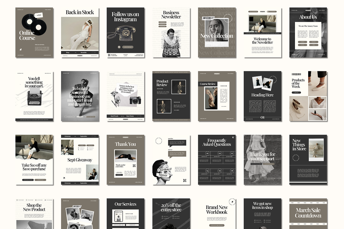 Email Marketing Newsletter Template, an Email Template by Branding Babe Co. (Photo 4 of 9)