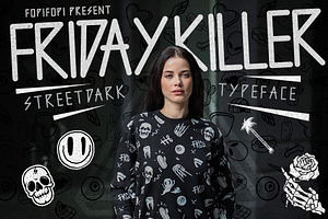 Sale ! 50%Friday Killer Font + Bonus