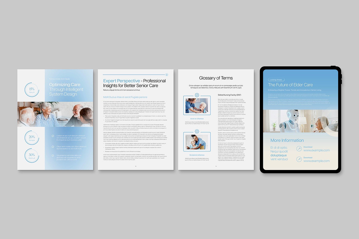 Eldercare Digital Brochure Template, a Brochure Template by BrandPacks (Photo 4 of 6)
