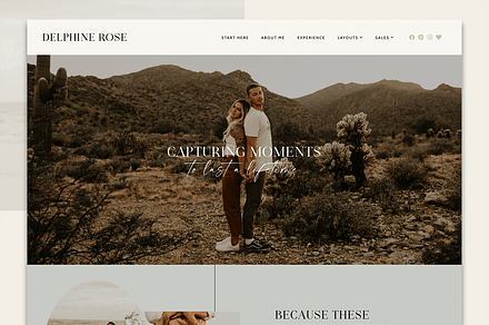 Delphine - An Elementor Pro Theme, a WordPress Template by Pix & Hue