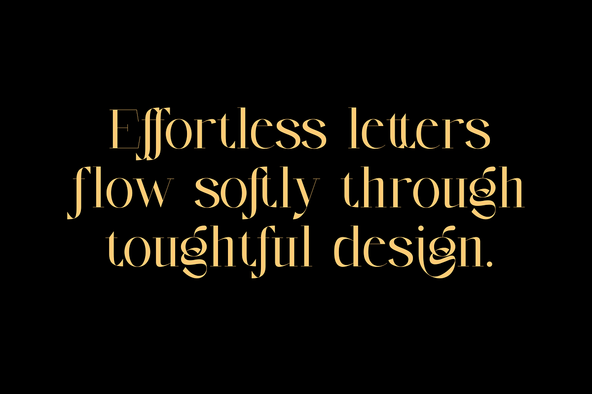 Gagile Aigusta - Modern Display Font, a Serif Font by Zakazis (Photo 5 of 6)