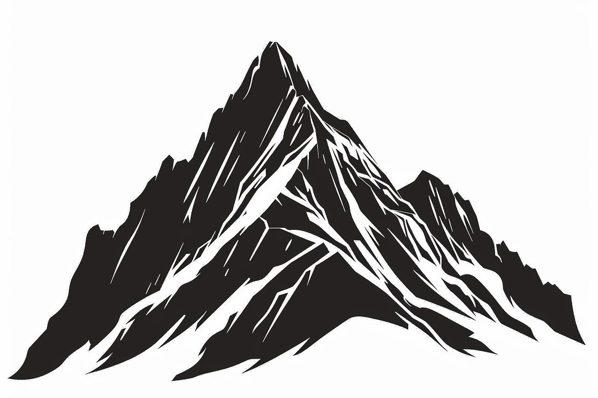Mountain Tree Silhouette Bundle, an Object Graphic by balal (Photo 9 of 11)