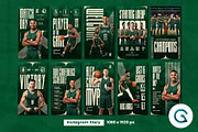 Basketball Social Media Template, a Social Media Template by Geelator Studio (Thumbnail 3 of 4)
