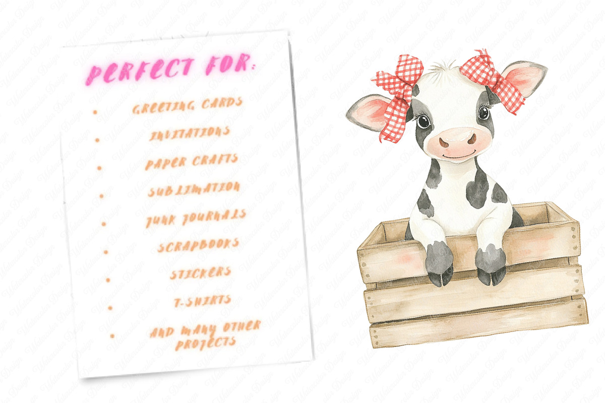 Watercolor Nursery Kids Clipart, an Illustration by Watercolor design (Photo 7 of 12)