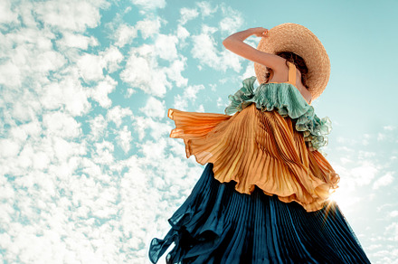Layers of Joy Stock Photo Horizontal, a Beauty & Fashion Photo by Munopia