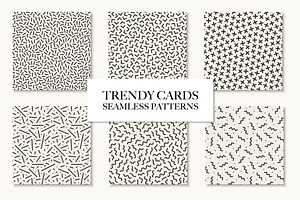 Seamless Trendy Patterns - 80-90s