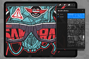 Vintager Procreate Brush Set, a Brush Add-On by jorgetiradoart (Thumbnail 1 of 8)