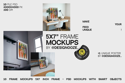 Poster Mockup Pro by @designooze_