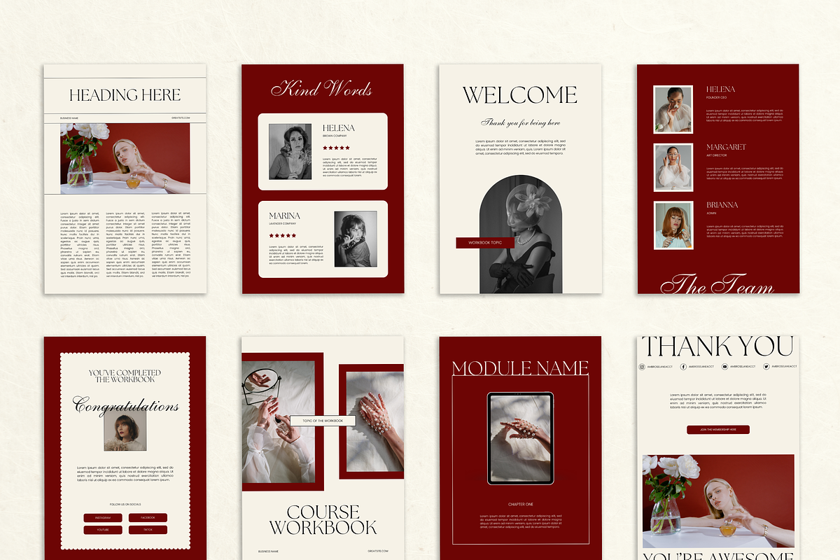 Canva Workbook Template for Coaches, a Magazine Template by Branding Babe Co. (Photo 5 of 10)