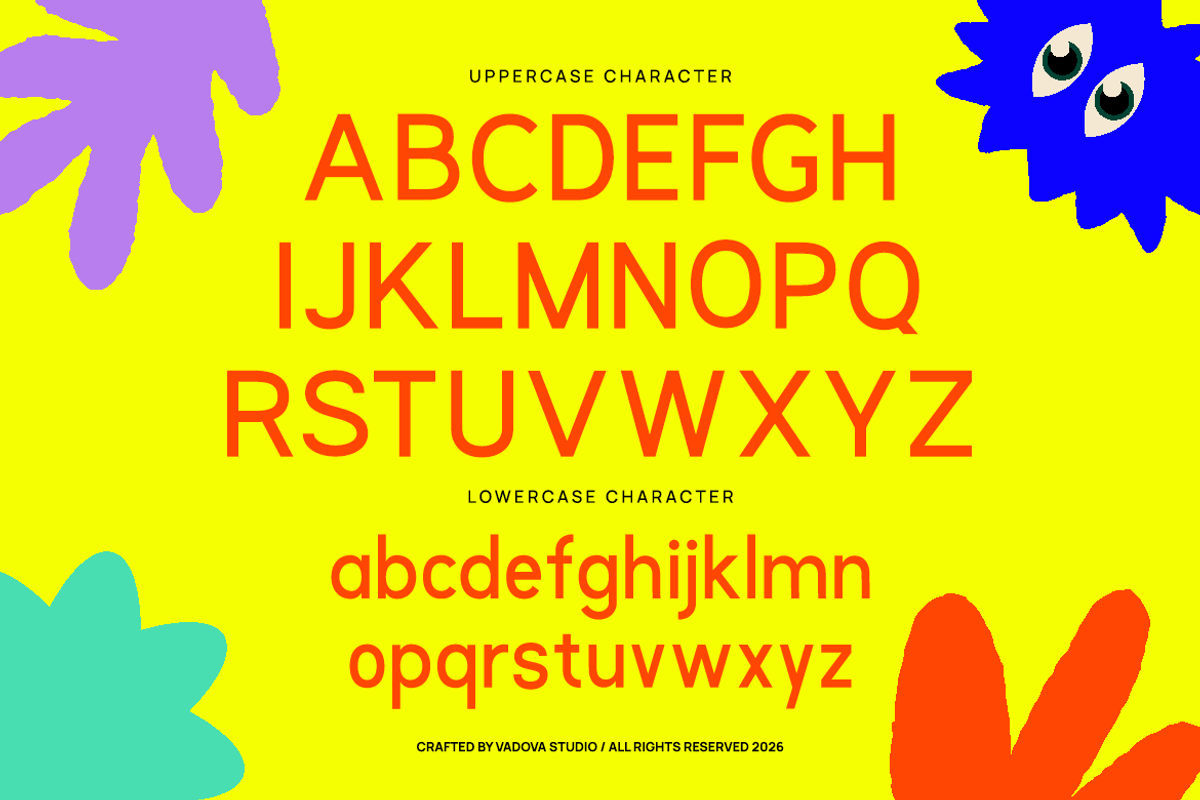 Smile Craft Decorative Sans Font, a Sans Serif Font by Vadovastd (Photo 2 of 9)