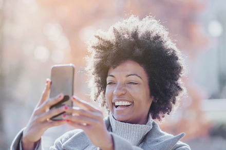 Portrait of attractive afro woman us stock photo containing woman and girl, a Person Photo by karrastock