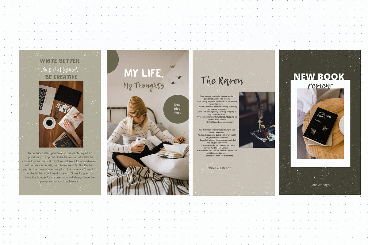 Author Social Media Pack for CANVA, a Social Media Template by Scarlet Heath Art (Photo 14 of 20)
