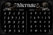 Kraken Gothic Typeface, a Blackletter Font by alit design (Thumbnail 17 of 20)