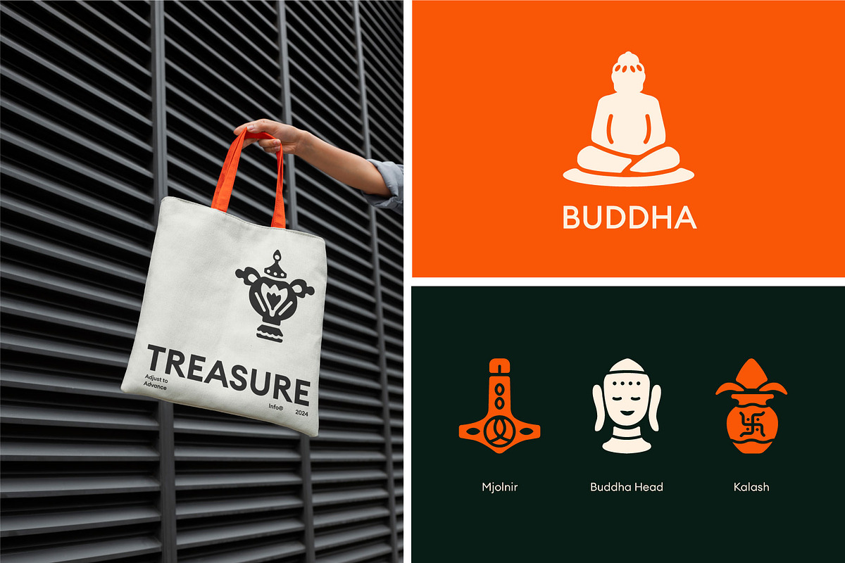 Buddhist Symbols Icons, a Solid Icon by Prosymbols (Photo 3 of 6)