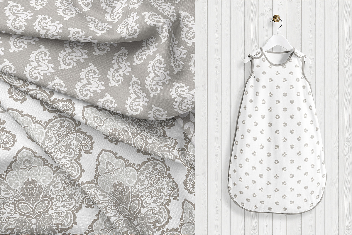LUXURY DAMASK SEAMLESS PATTERNS, a Pattern Graphic by Sonulkaster (Photo 9 of 10)