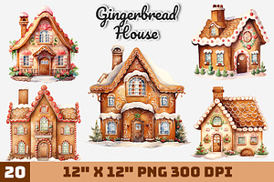 Gingerbread House Cookie