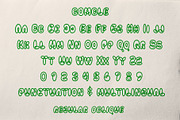 VT Bomble–Unique Bubble Display Font, a Font by ViactionType (Thumbnail 8 of 11)