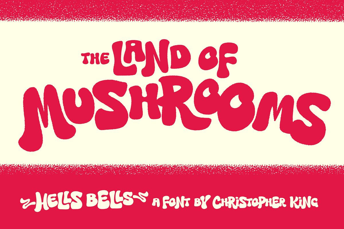 Hells Bells - 1970s Bell Bottom Font, a Sans Serif Font by Wingsart Studio (Photo 15 of 15)
