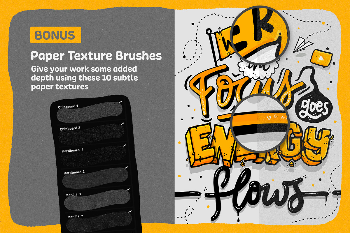 Freestyler - Brushes for Procreate, a Brush Add-On by Ian Barnard (Photo 10 of 11)