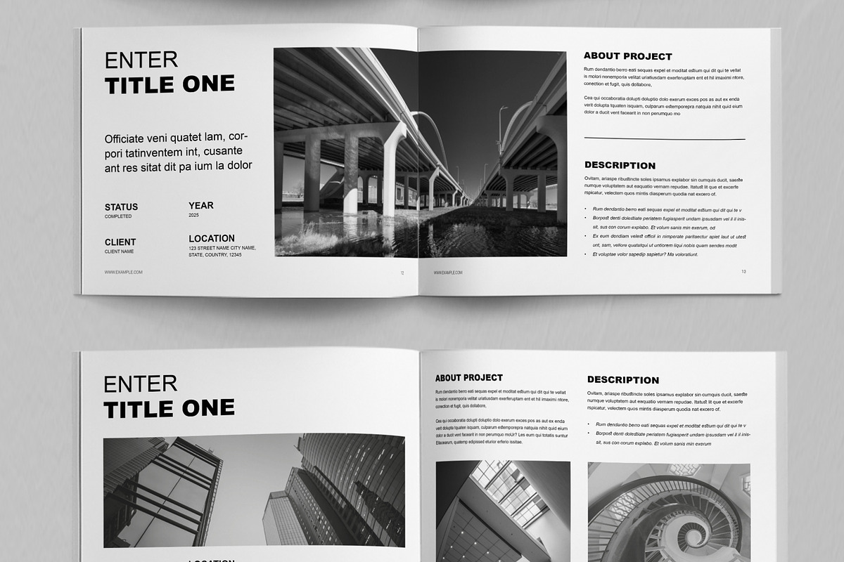 Architecture Portfolio Layout preview 4