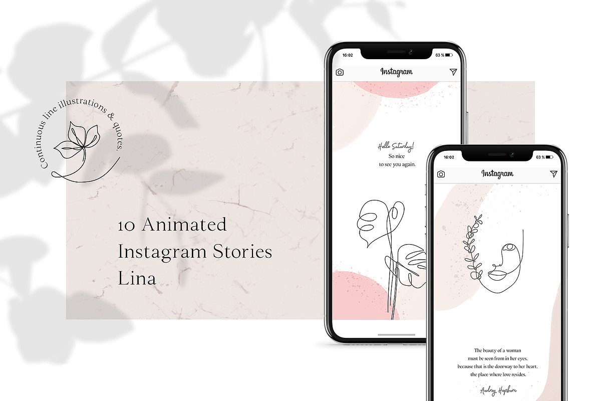 Entire Instagram Templates, a Social Media Template by AgataCreate (Photo 2 of 36)