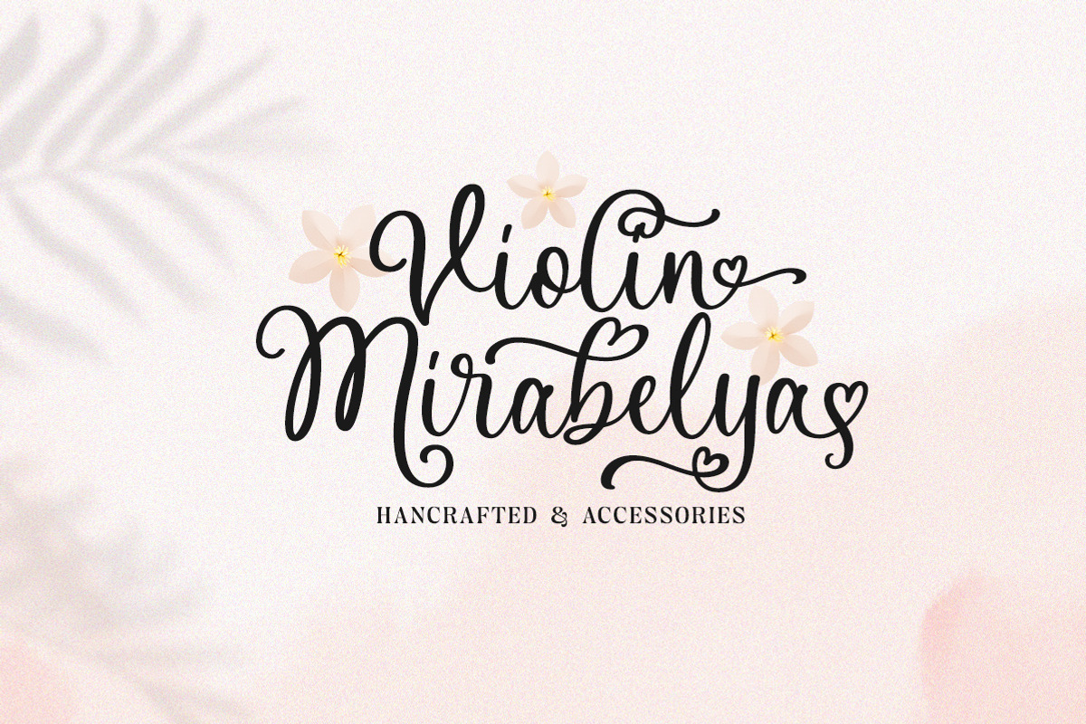 Emely and Peter - Lovely Script, a Script Font by Letterhend Studio (Photo 9 of 11)