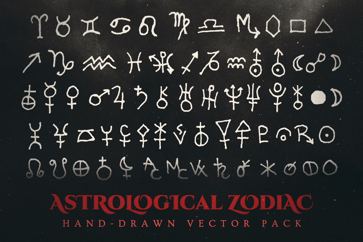 Esoteric Astrological Vector Pack, an Illustration by Jeff Finley (Photo 2 of 2)