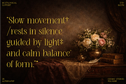 Roman Nemure - Romance Serif Font, a Serif Font by Muflieart (Thumbnail 8 of 8)