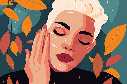 Transgender Man Wearing Makeup, a Person Illustration by Sybillla