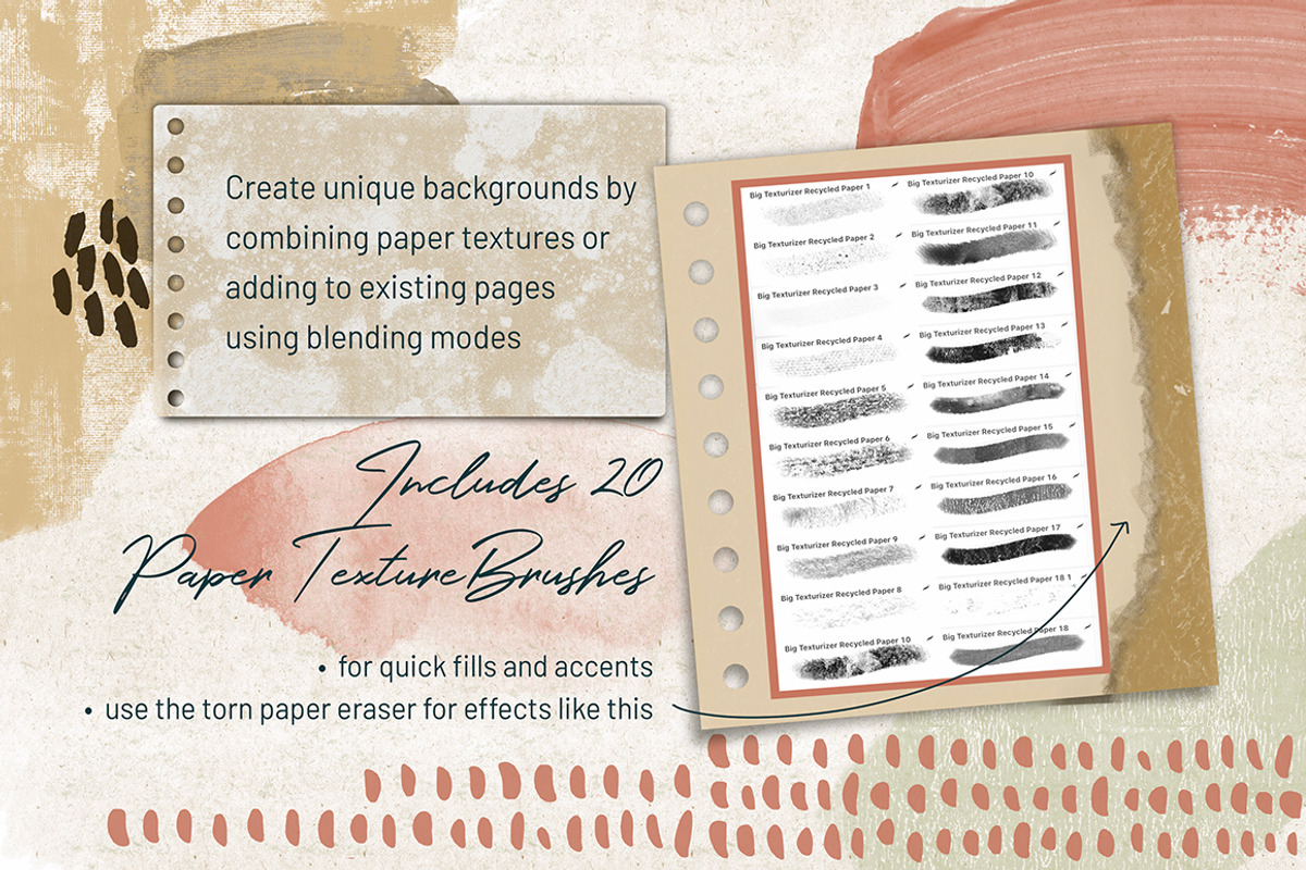 Massive Art Journalling Bundle, a Brushes & More by DeloresArt (Photo 10 of 28)
