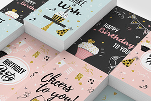 Birthday cards kit, a Templates & Theme by Love Giftery