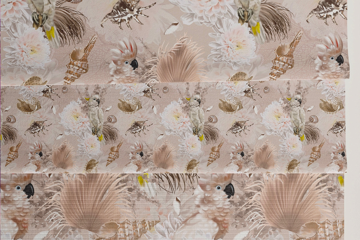 Elegant Parrot - wallpaper pattern, a Pattern Graphic by NNclipart (Photo 7 of 10)