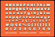 Joyful Chase - Playful Display Font, a Sans Serif Font by Littlehand (Thumbnail 7 of 8)