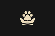 Paw Crown Logo Template, a Branding & Logo Template by Vectoryzen (Thumbnail 2 of 2)